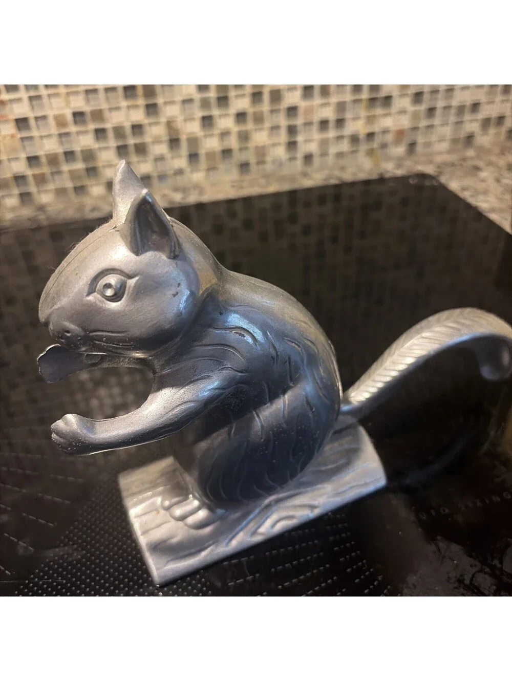 Vintage Cast Aluminum Metal Squirrel Nut Cracker Nutcracker [COPY]